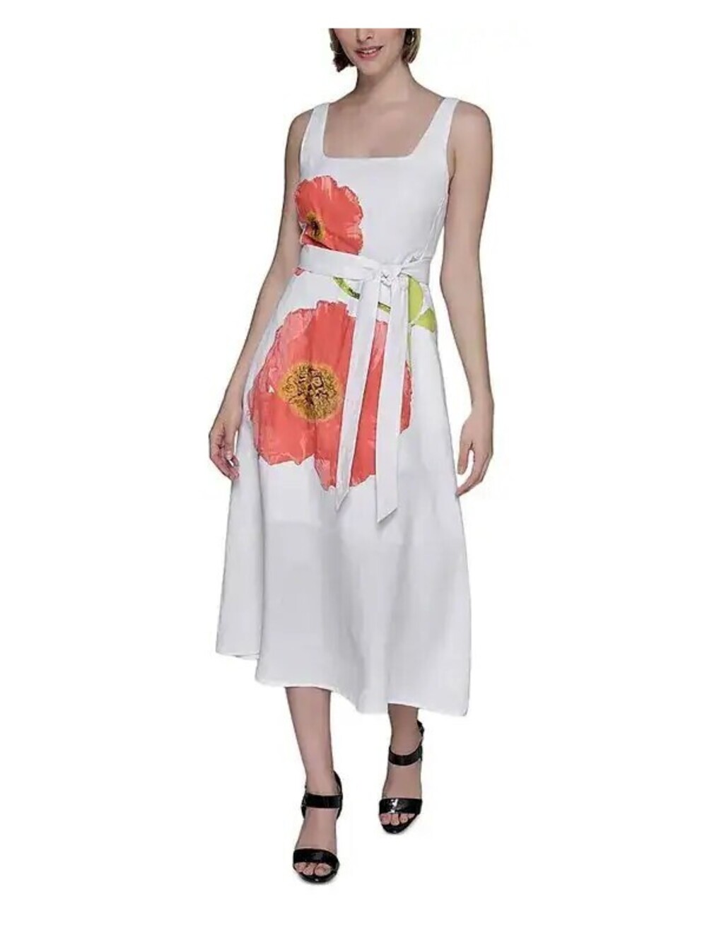 karl lagerfeld paris floral print dress 14
